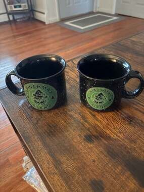 Grinchmas Blend Black Speckled Ceramic Campfire Mug Set